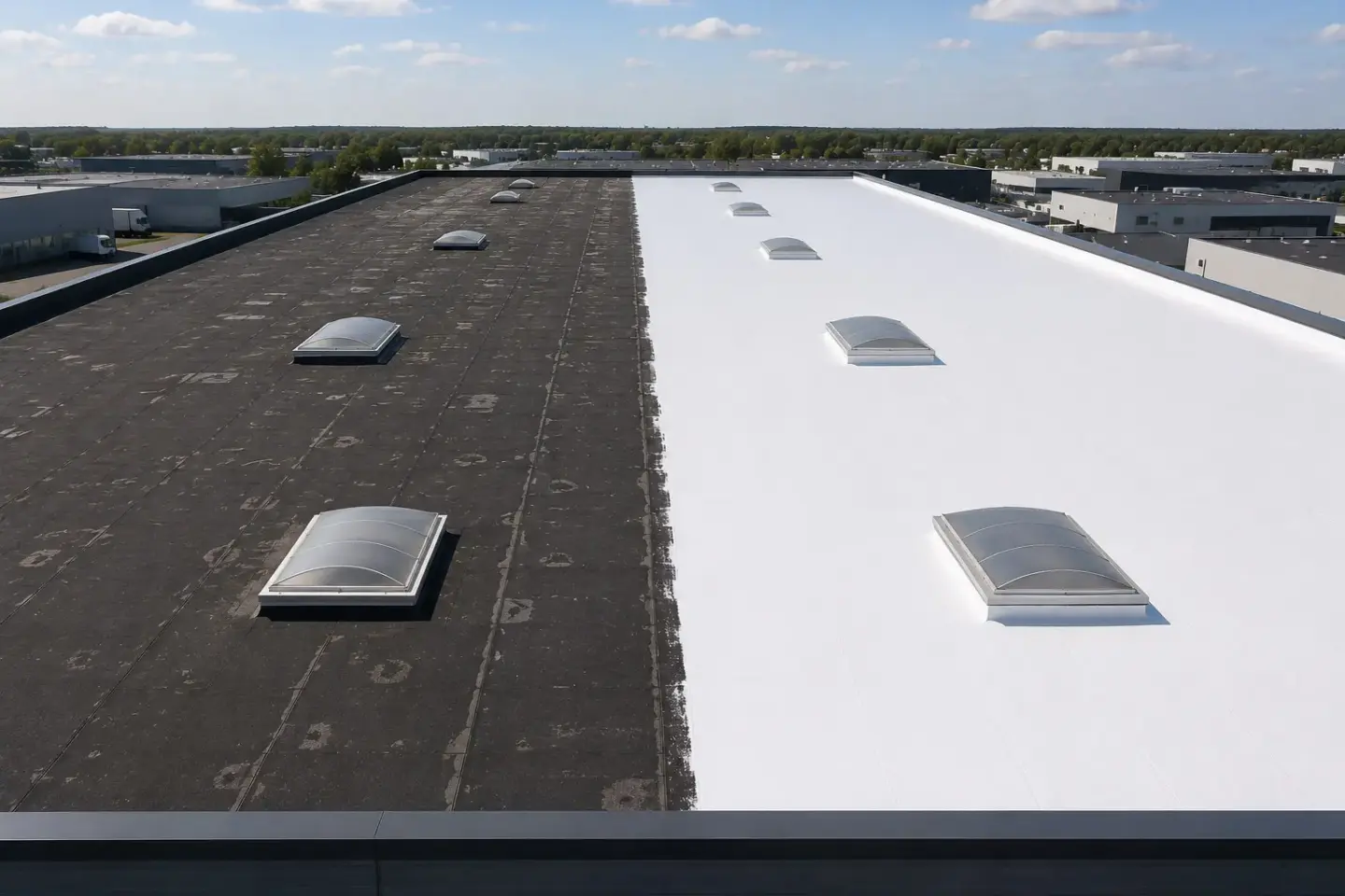 industri grøn tagmembran coating
